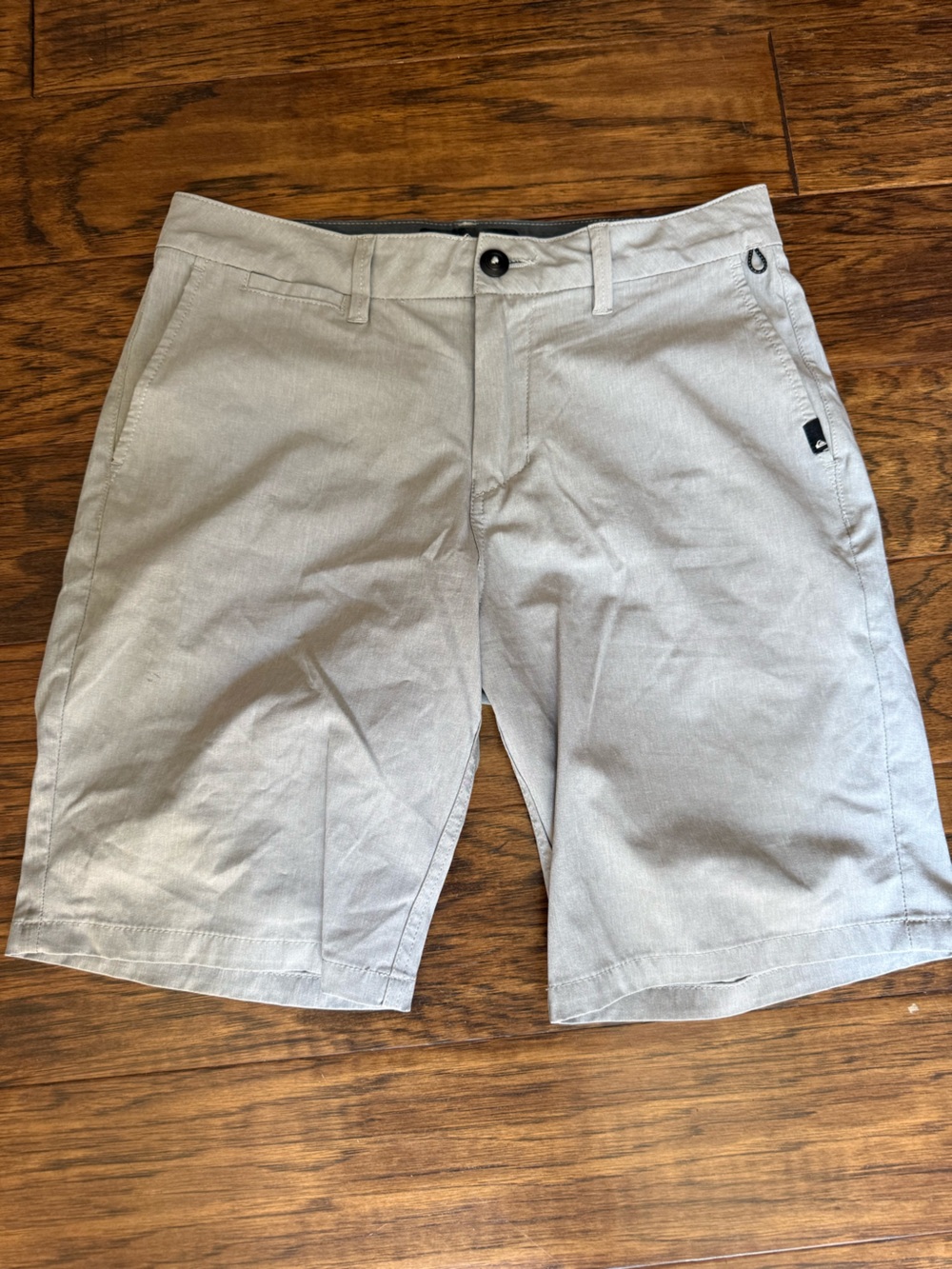 Men's Light Gray Casual Hybrid Shorts